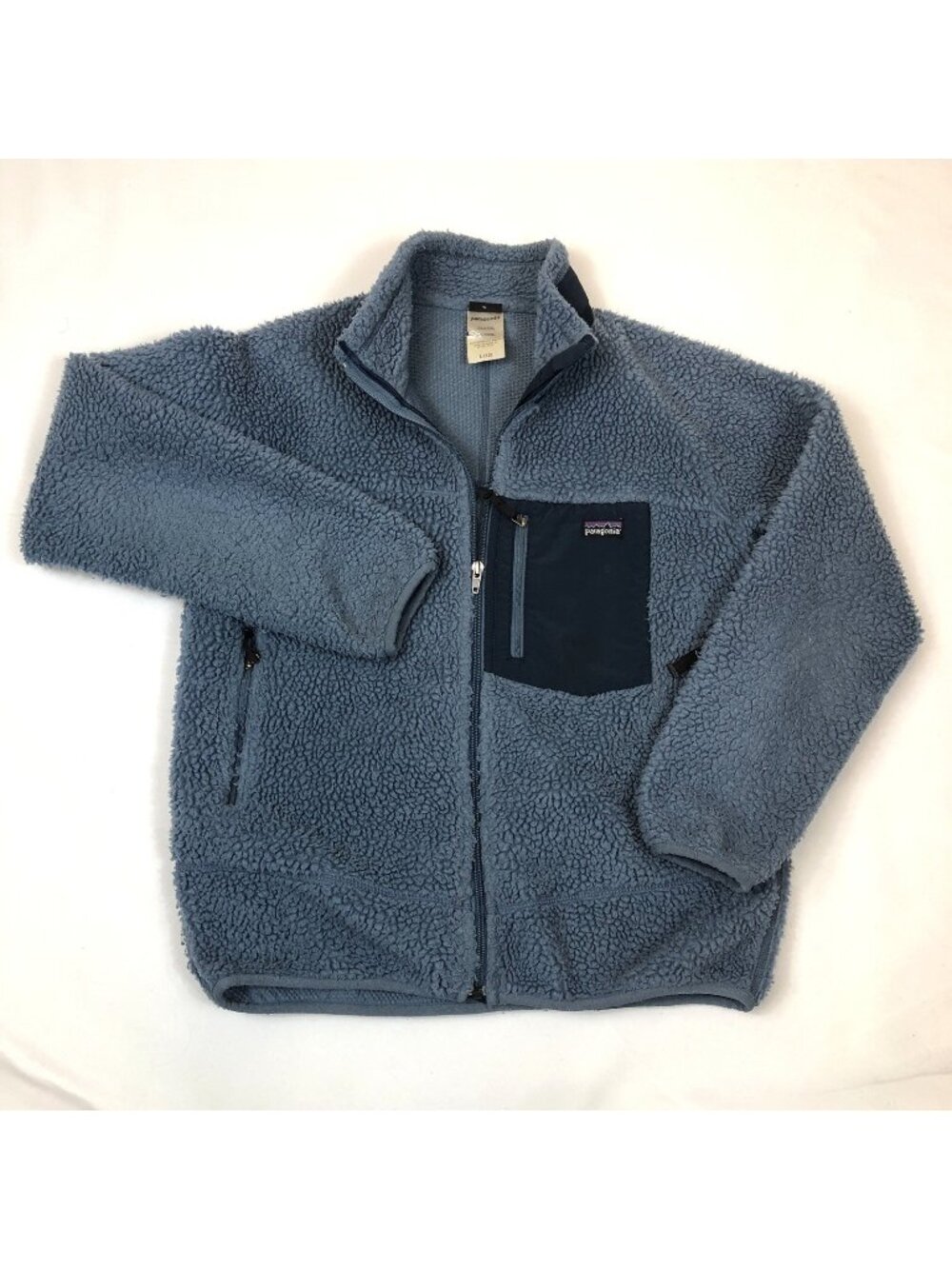 Patagonia Youth Retro-X Sherpa Fleece Full Zip Jacket Kids Size Large 12 11375